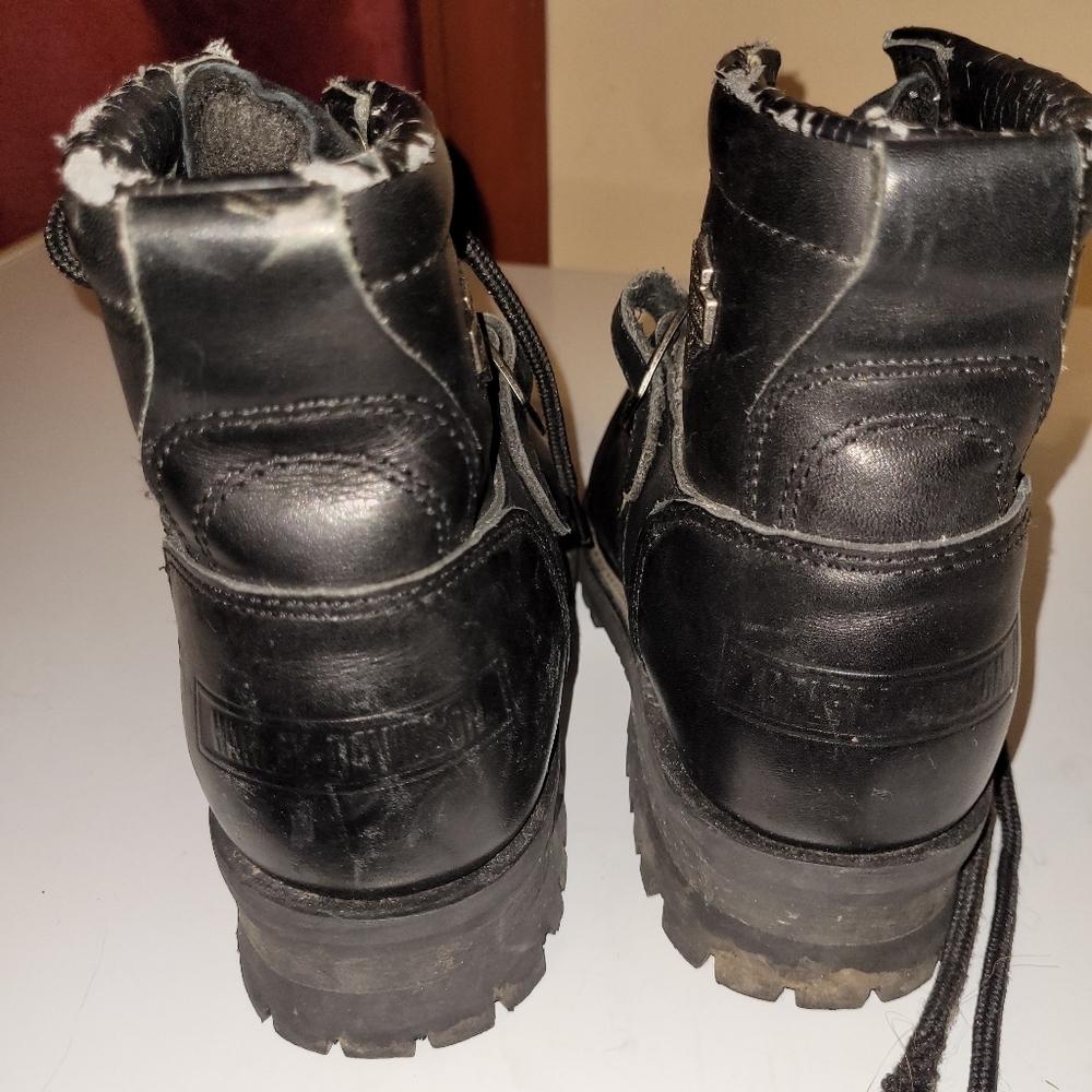 Harley-Davidson Black Combat Boots - Picture 3 of 9